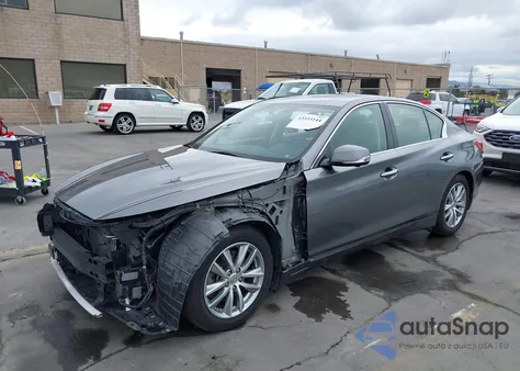 2015 Infiniti Q50 Premium from USA, damaged, VIN JN1BV7AP2FM347882
